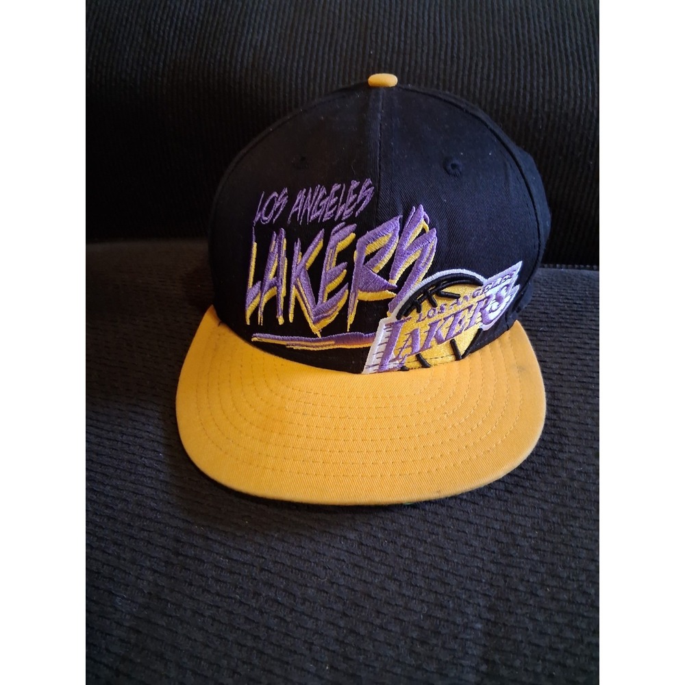 Los Angeles Lakers New Era 9fifty Snapback Hat Double Logo Baseball Cap Hardwood